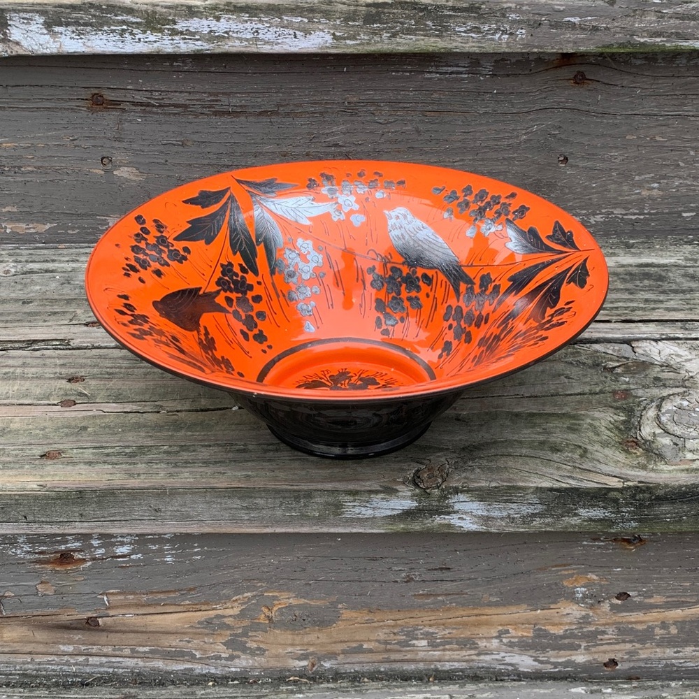 Czech Art Deco Tango Signed Bowl